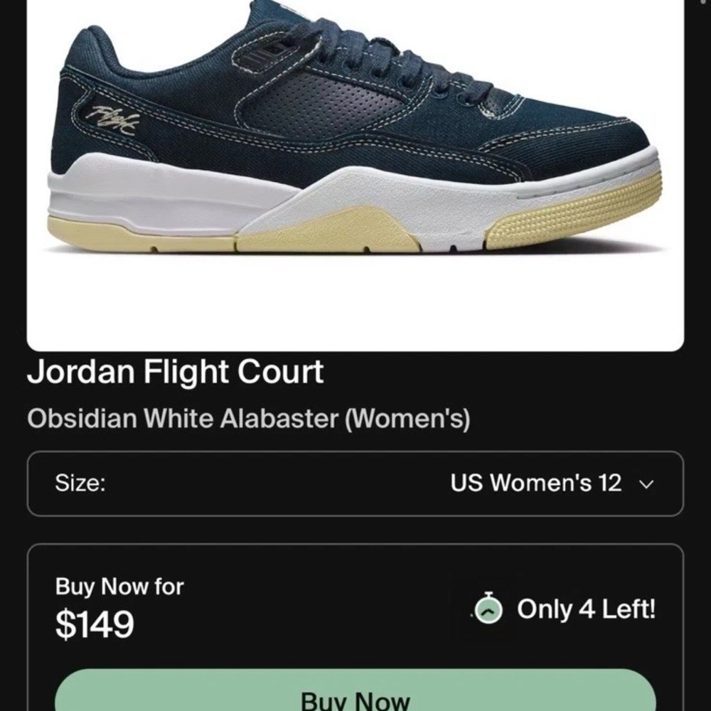 Jordan Women's Sneakers - Obsidian, White, Alabaster